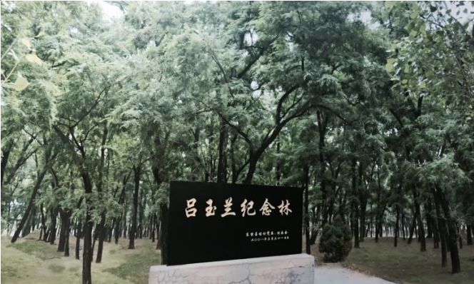此行是为了弘扬吕玉兰同志“爱国为民、艰苦创业、求真务实、无私奉献”的精神,以其生平的先进事迹为教育素材,将其精神发扬光大。在农业部中农华龙科工贸发展中心主任助理/中国三农产业工作委员会主任/中国三农产业联盟主席万云华的亲自率领下,实地考察,现场办公,为30集电视连续剧《永不凋谢的玉兰花》的拍摄,做好前期准备工作,参观吕玉兰纪念馆后,万云华主任题字:“三农发展玉兰楷模、玉兰精神千古永存”。中国共产党下堡寺镇东留善固村委员会党委班子,对拍摄30集电视连续剧《永不
